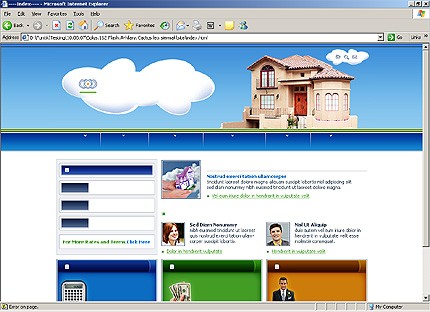 HTML HOMEPAGE SCREENSHOT