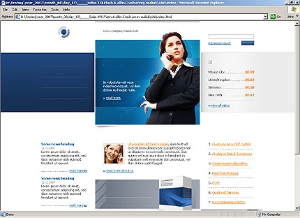 HTML HOMEPAGE SCREENSHOT