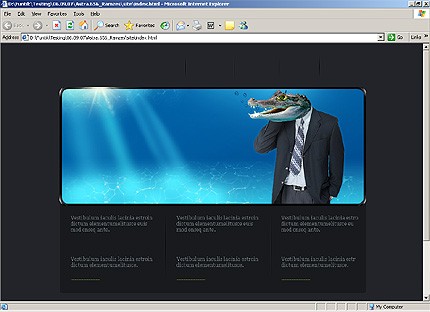 HTML HOMEPAGE SCREENSHOT