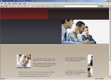 HTML HOMEPAGE SCREENSHOT