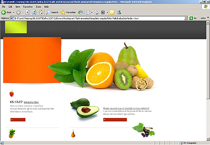 HTML HOMEPAGE SCREENSHOT