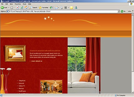 HTML HOMEPAGE SCREENSHOT