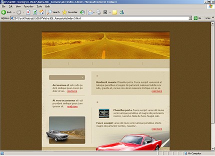 HTML HOMEPAGE SCREENSHOT