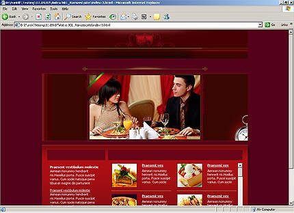 HTML HOMEPAGE SCREENSHOT