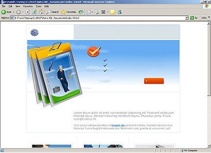 HTML HOMEPAGE SCREENSHOT