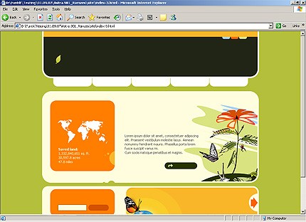 HTML HOMEPAGE SCREENSHOT