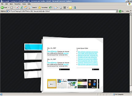 HTML HOMEPAGE SCREENSHOT