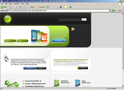 HTML HOMEPAGE SCREENSHOT