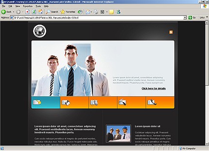 HTML HOMEPAGE SCREENSHOT