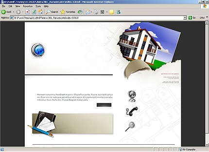 HTML HOMEPAGE SCREENSHOT