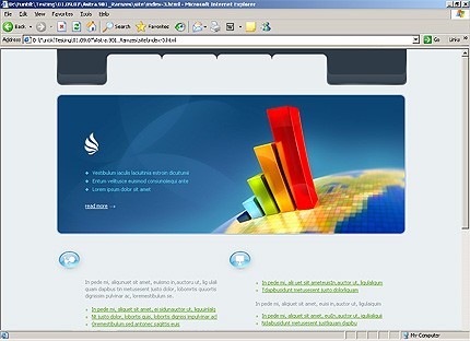 HTML HOMEPAGE SCREENSHOT