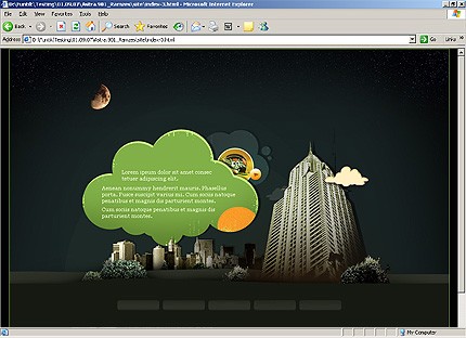 HTML HOMEPAGE SCREENSHOT