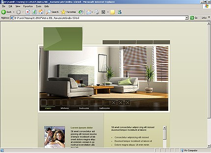 HTML HOMEPAGE SCREENSHOT