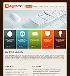 Web Hosting Web Design Template 18743
