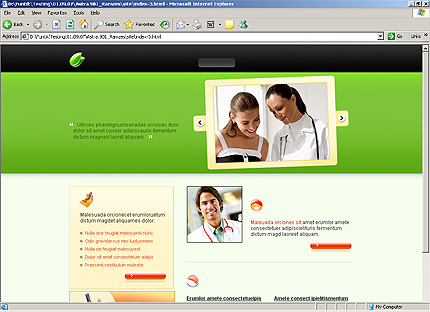 HTML HOMEPAGE SCREENSHOT