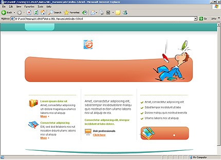 HTML HOMEPAGE SCREENSHOT