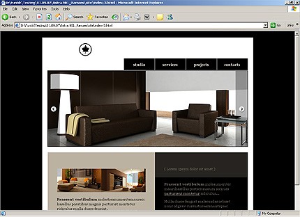 HTML HOMEPAGE SCREENSHOT