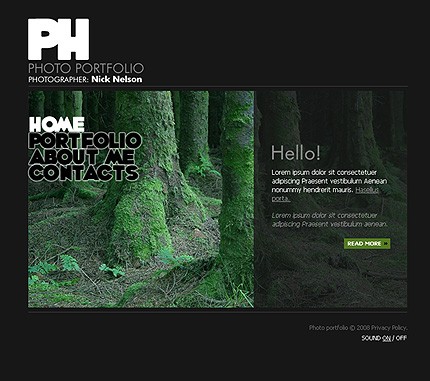 ADOBE PHOTOSHOP HOMEPAGE SCREENSHOT