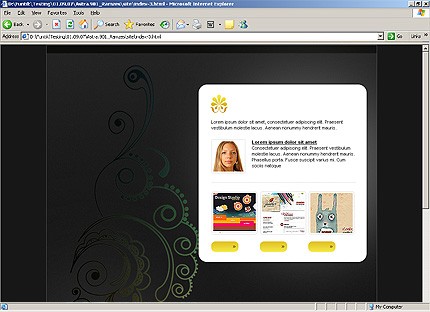 HTML HOMEPAGE SCREENSHOT