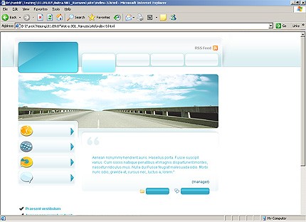 HTML HOMEPAGE SCREENSHOT