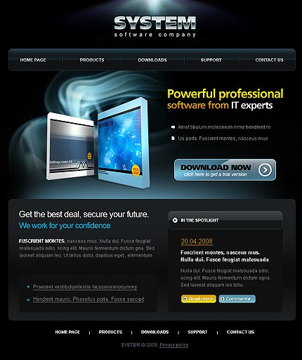 ADOBE PHOTOSHOP HOMEPAGE SCREENSHOT