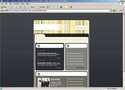 HTML HOMEPAGE SCREENSHOT