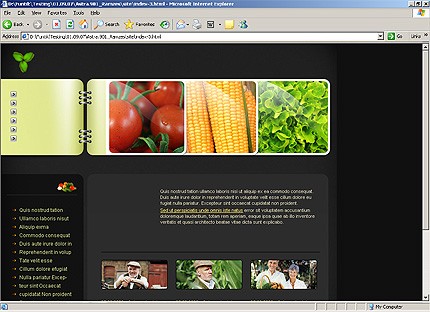 HTML HOMEPAGE SCREENSHOT