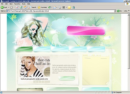 HTML HOMEPAGE SCREENSHOT