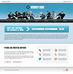 Web Hosting Web Design Template 19926