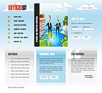 Web Hosting Web Design Template 19928