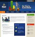 Web Hosting Web Design Template 19929