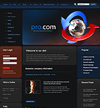 Web Hosting Web Design Template 20033