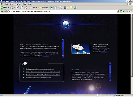 HTML HOMEPAGE SCREENSHOT