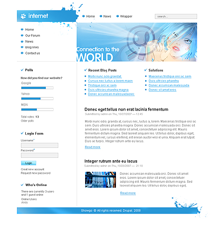 Drupal Main Page