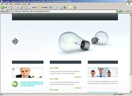 HTML HOMEPAGE SCREENSHOT