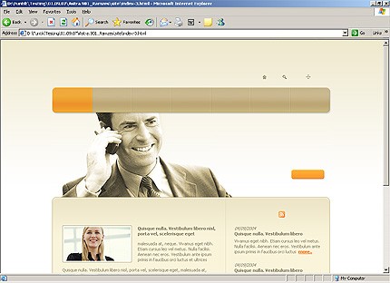 HTML HOMEPAGE SCREENSHOT