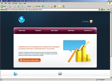 HTML HOMEPAGE SCREENSHOT