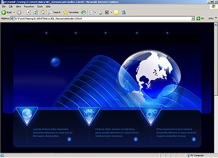 HTML HOMEPAGE SCREENSHOT