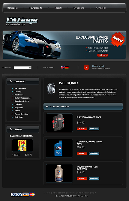 CRELoaded Template Main Page