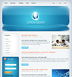Web Hosting Web Design Template 20689