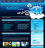 Web Hosting Web Design Template 20830