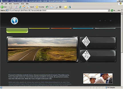 HTML HOMEPAGE SCREENSHOT