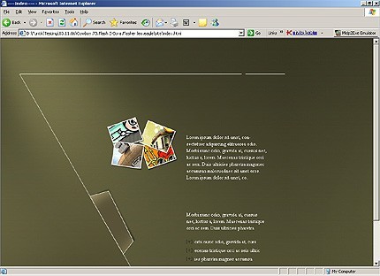 HTML HOMEPAGE SCREENSHOT