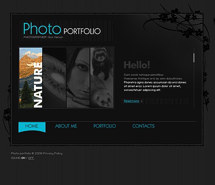 ADOBE PHOTOSHOP HOMEPAGE SCREENSHOT