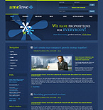 Web Hosting Web Design Template 21628