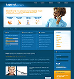 Web Hosting Web Design Template 21629