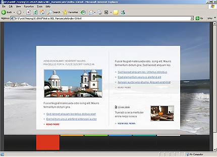 HTML HOMEPAGE SCREENSHOT