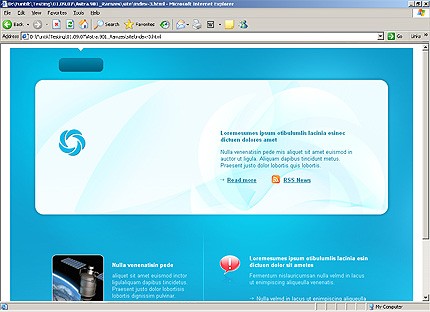 HTML HOMEPAGE SCREENSHOT