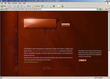 HTML HOMEPAGE SCREENSHOT