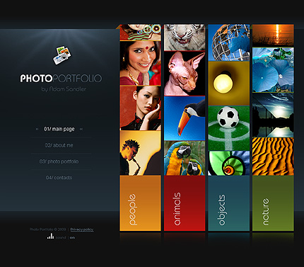 ADOBE PHOTOSHOP HOMEPAGE SCREENSHOT